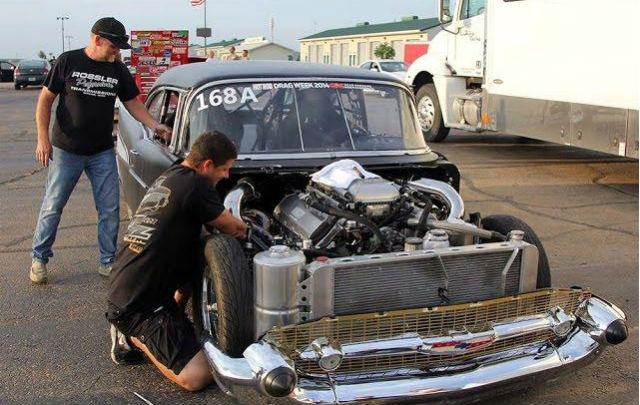 “The Beast & Evil Twin” Chevy 1957: Dua Monster Drag Week 2014”  