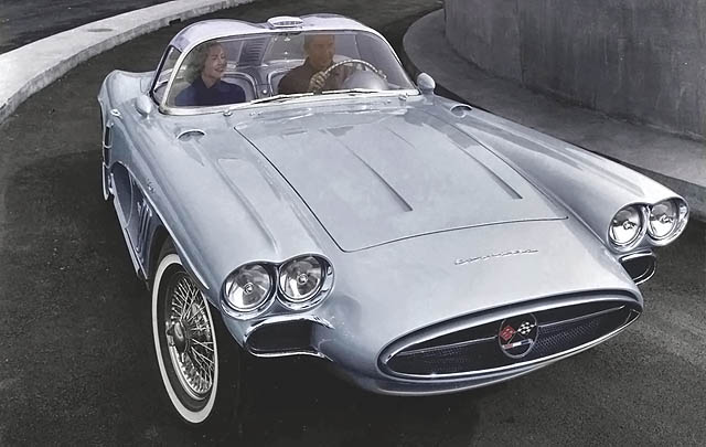 Konsep Retro Unik: Chevy Corvette XP-700 1958  