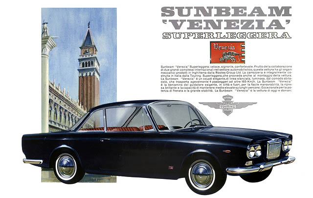 Klasik & Langka: Sunbeam Venezia by Touring 1963  