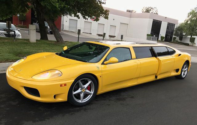 Wow, Inilah Tampang Ferrari 360 Modena Versi 'Limousine'  