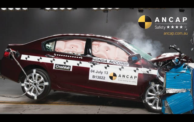 Honda Accord Raih Bintang 5 Penghargaan ANCAP  