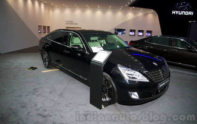 Hyundai Equus Limousine Debut di Moscow Auto Show 2014  