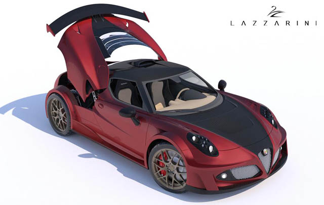 Alfa Romeo 4C Definitiva, Desain 'Gahar' Lazzarini  