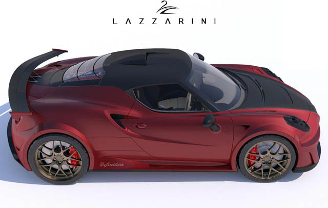 Alfa Romeo 4C Definitiva, Desain 'Gahar' Lazzarini  