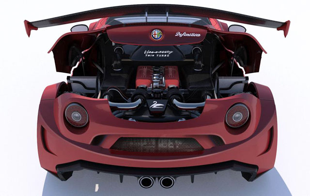 Alfa Romeo 4C Definitiva, Desain 'Gahar' Lazzarini  