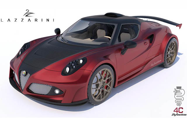 Alfa Romeo 4C Definitiva, Desain 'Gahar' Lazzarini  