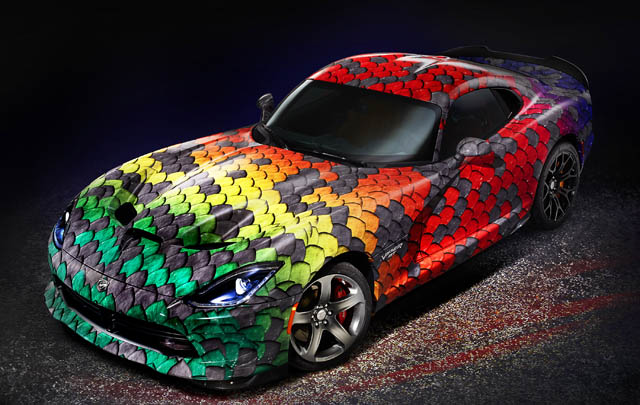 Dodge Viper GTC Tawarkan 8.000 Pilihan Warna  