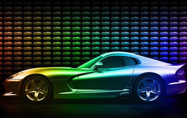 Dodge Viper GTC Tawarkan 8.000 Pilihan Warna  