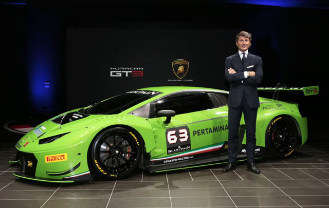 Lamborghini Huracán GT3 Racer Dirilis, Sponsor Pertamina  