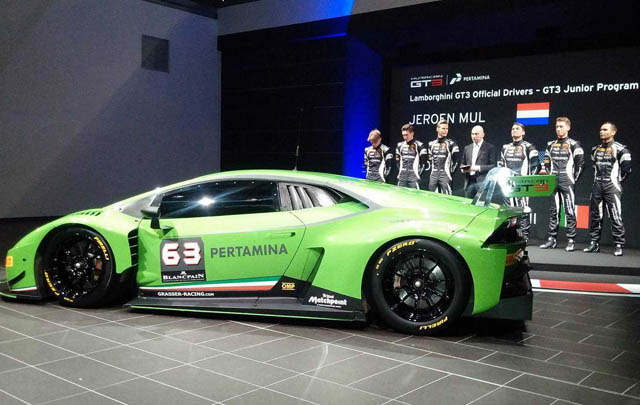 Lamborghini Huracán GT3 Racer Dirilis, Sponsor Pertamina  