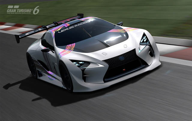 Lexus  LF-LC GT Vision Gran Turismo Resmi Dirilis  