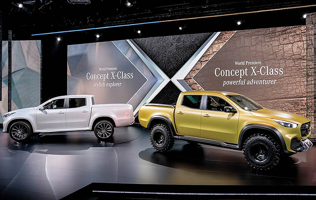 Mercedes-Benz X-Class Pickup Concept Resmi Dirilis  