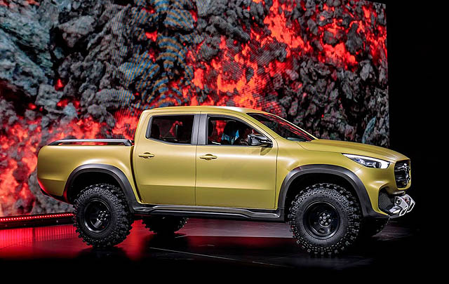 Mercedes-Benz X-Class Pickup Concept Resmi Dirilis  