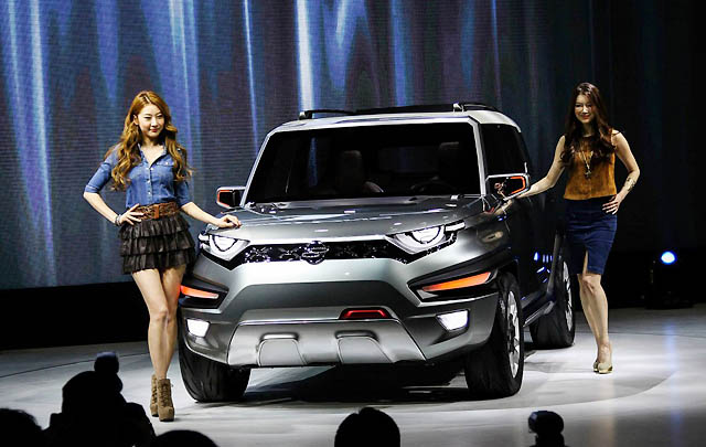 SsangYong XAV Concept Debut di Seoul Motor Show  
