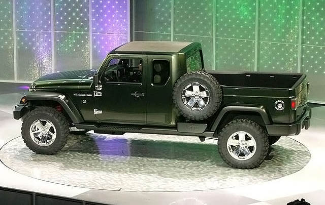 Jeep Pick-up Berbasis Wrangler Disiapkan  