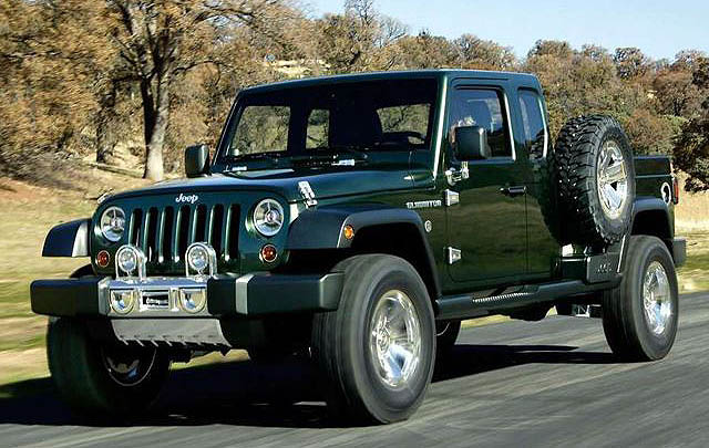 Jeep Pick-up Berbasis Wrangler Disiapkan  