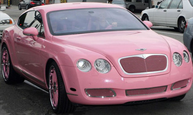 Paris Hilton & “Barbie Pink” Bentley  