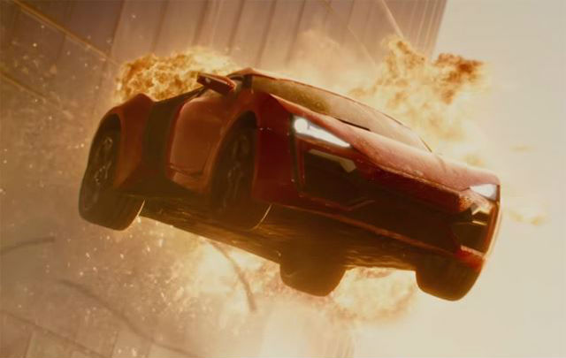 “Furious 7”: Terbangkan Lykan Hypersport di Dua Gedung Pencakar Langit  