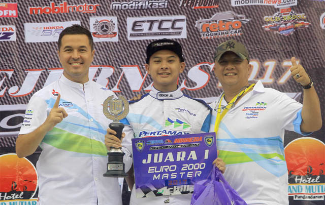 Tampil Konsisten,  Aldio Oekon Raih Podium Pertama ETCC 2000 Master  