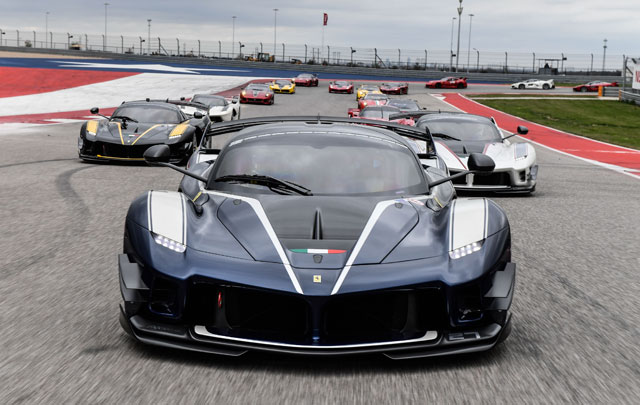 100 Lebih Ferrari "Tumplek" di Circuit of the Americas  