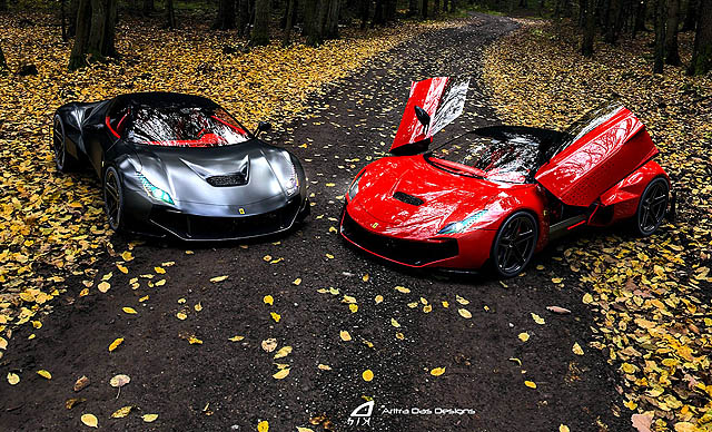 Rendering: Inikah Generasi Baru Penerus LaFerrari?  