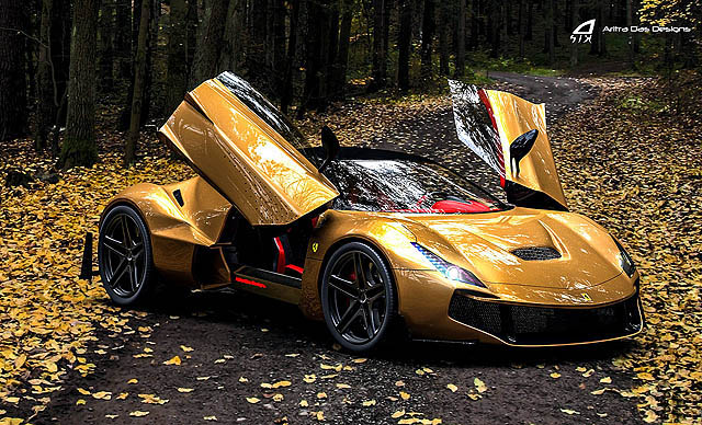 Rendering: Inikah Generasi Baru Penerus LaFerrari?  