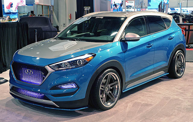 Hyundai Vaccar Tucson Sport Concept Debut di SEMA Show 2017  