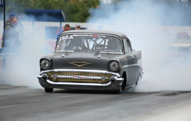 “The Beast & Evil Twin” Chevy 1957: Dua Monster Drag Week 2014”  