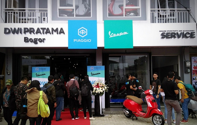 PT Piaggio Indonesia Resmikan Diler Resmi Keduanya di Bogor  