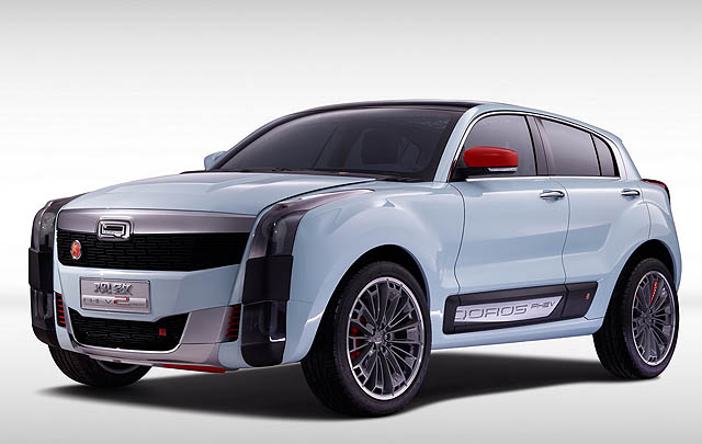 Uniknya Qoros 2 SUV PHEV Concept di Shanghai Auto Show  