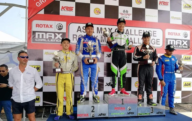 Rotax Asia Max Challenge Putaran 1, Pegokart Indonesia Raih Podium Pertama  