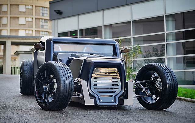 Uniknya Sbarro Eight Hotrod Concept  