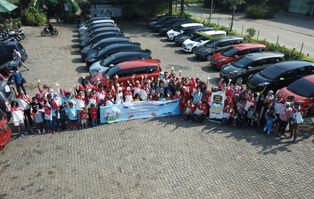 40 Kendaraan Toyota Sienta Hadiri Family Gathering Tosca Chapter Boomerang  