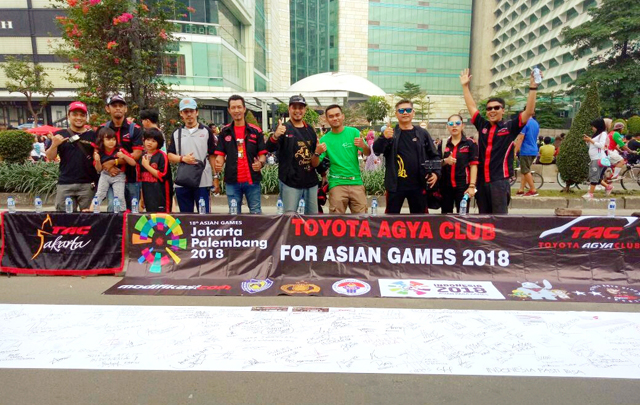 Toyota Agya Club "Gelar Kain" Dukung Atlet Indonesia di Asian Games 2018  