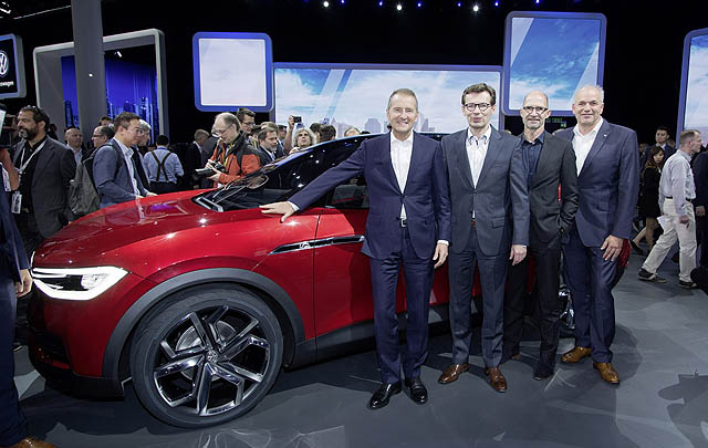 VW ID Crozz II Concept Debut di Frankfurt 2017  