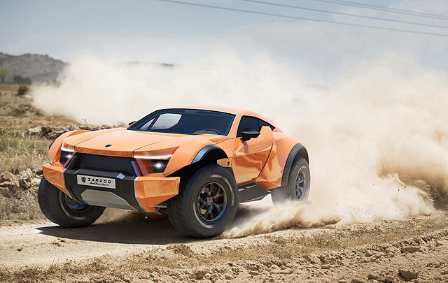 Zarooq SandRacer 500GT, SUV Offroad Mewah Siap Diproduksi  