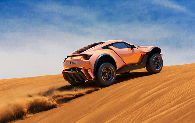 Zarooq SandRacer 500GT, SUV Offroad Mewah Siap Diproduksi  