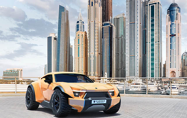 Zarooq SandRacer 500GT, SUV Offroad Mewah Siap Diproduksi  