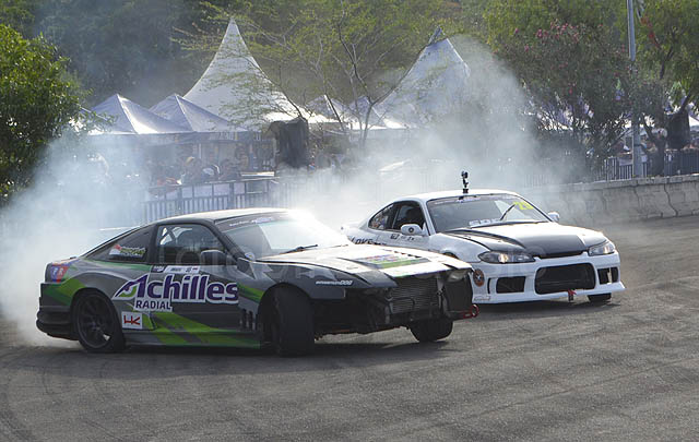 Barisan Drifter Top 'Berlaga' di Seri I Asian Drifting Grand Prix  