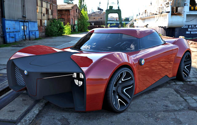 Alfa Romeo Feroce Concept, Si 'Gahar' Berbodi Lebar  