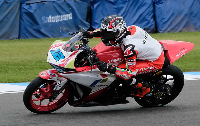 Ali Adrian Optimis Raih 10 Besar di World Supersport 300 Misano