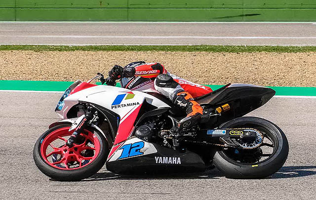 Ali Adrian Optimis Raih 10 Besar di World Supersport 300 Misano