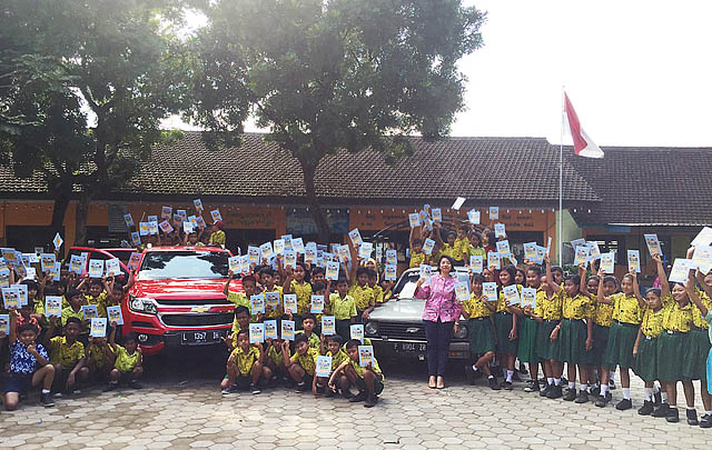 Kampanye 'Aman Bersama Chevrolet' Edukasi 4.000 Siswa SD di Enam Kota  