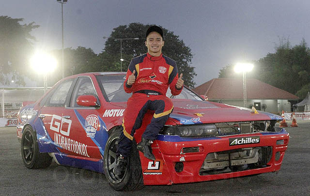 Amandio Raih Juara Nasional di Kejurnas Drifting 2017  