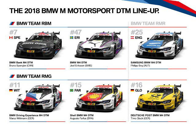 6 BMW M4 DTM Sebagai Senjata Rajai Podium 2018  