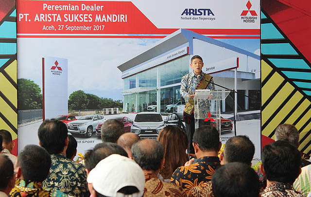 Perluas Jangkauan Layanan, Mitsubishi Resmikan Dealer di Aceh  