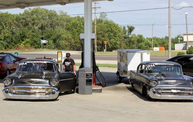 “The Beast & Evil Twin” Chevy 1957: Dua Monster Drag Week 2014”  