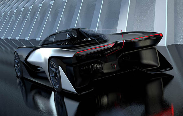 Bertenaga 1.000 HP, Faraday Future FFZERO1 Concept Dirilis  