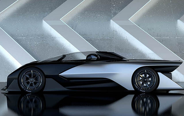 Bertenaga 1.000 HP, Faraday Future FFZERO1 Concept Dirilis  