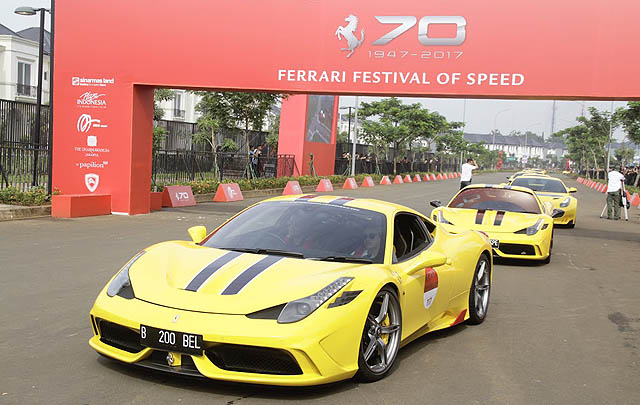Dari Ajang 'Ferrari Festival of Speed' di BSD City 